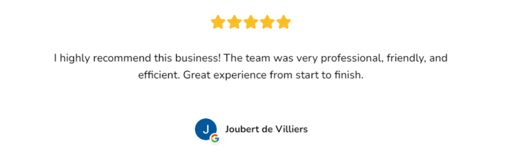 Mux Electrical Services Bedfordview Customer Review